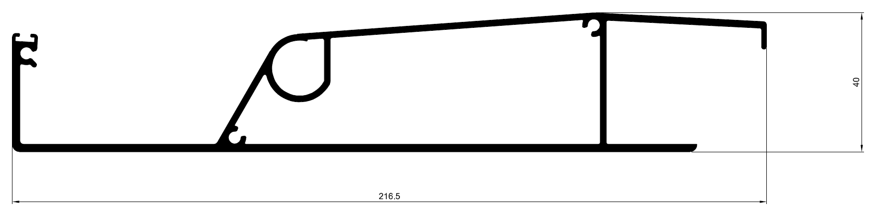 Pergola – typ F lamele