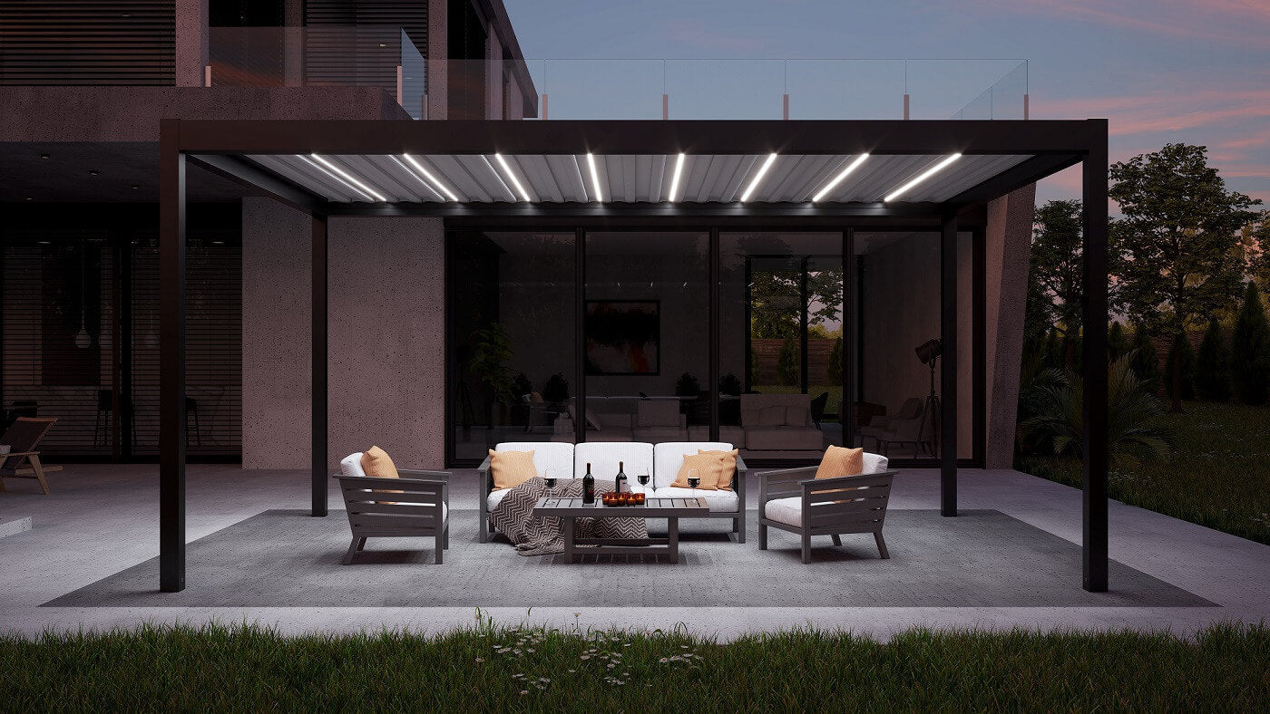 Pergola – typ F lamele