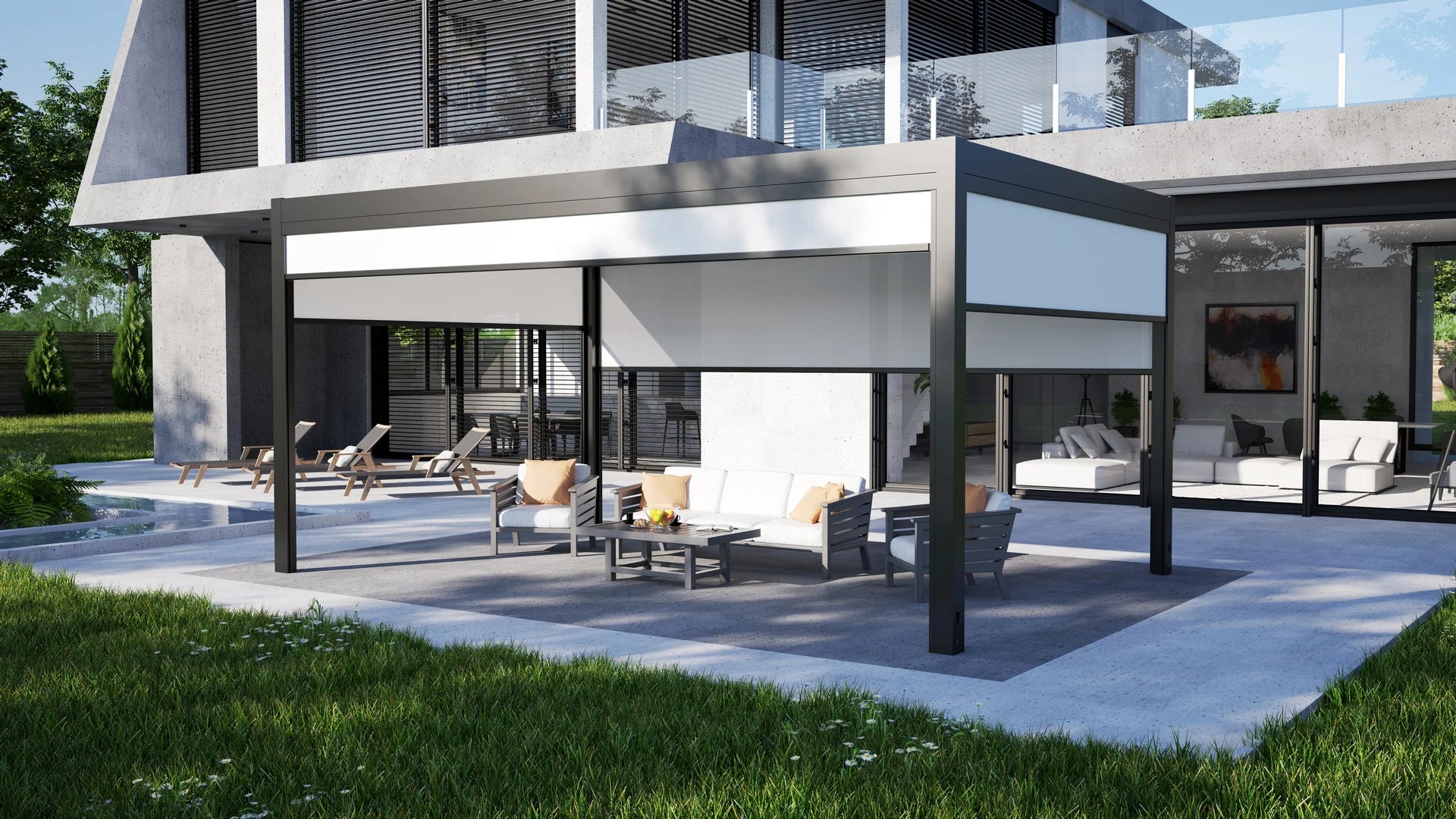 Pergola – typ F lamele